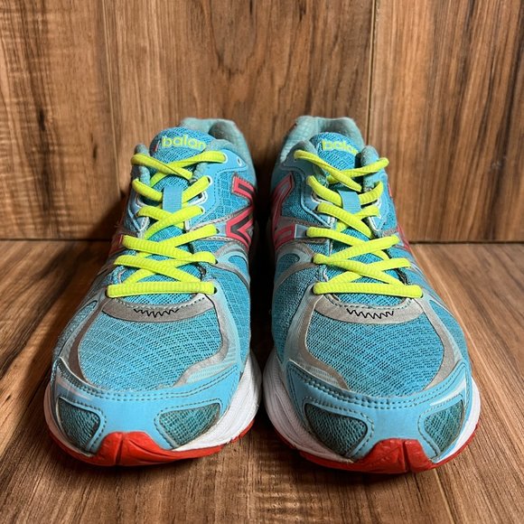 New Balance 1225 V1 Womens Running Shoes Blue Pink Yellow Athletic Size 9 - Picture 4 of 8